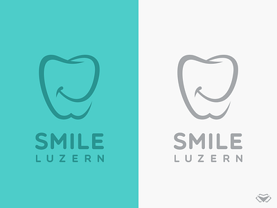 Smile Luzern Logo dental dental care dental logo dentalclinic dentist logo dentistry elegant happy icon illustration logo logotype medical medical care medical icons medicallogo modern smile smiling tooth