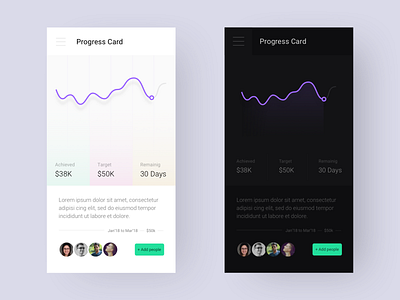 Card Ui design sketch ui ux