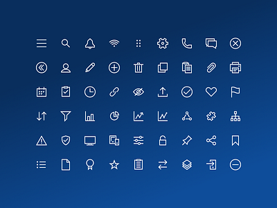 Line Icon Set dashboard data icon icons line icons stroke icon table