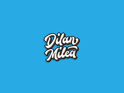 Dilan Milea brand branding brush calligraphy design identity lettering logo wordmark