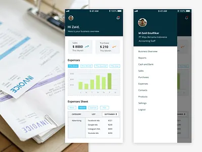 Accounting Software Mobile App Exploration accounting app mobile app mobile apps product design ui uidesign uiux ux uxdesign