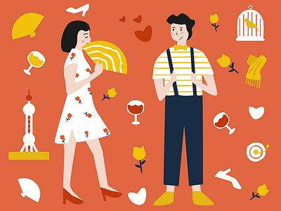 Etiquette 插画