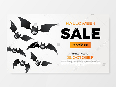 halloween sale bat banner white background vector autumn background banner bat black celebration dark fear halloween helloween holiday horror illustration pumpkin sale scary spooky trickortreat vector white