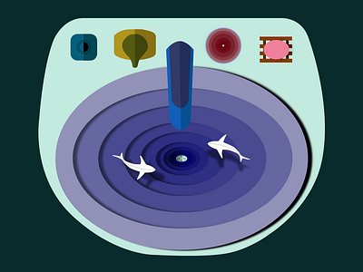 Depth illustration 3 avatar creative design depth design flat flat design flat 3d illustration sticker ui ux vector web