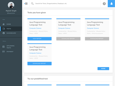 XJAAM - Learning Management System | Dashboard dashboard design user experience design user interface design web deisgn website