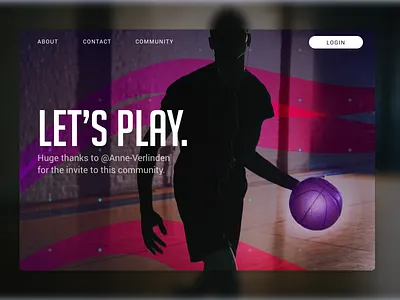 First shot! dailyui 003 debut landing page