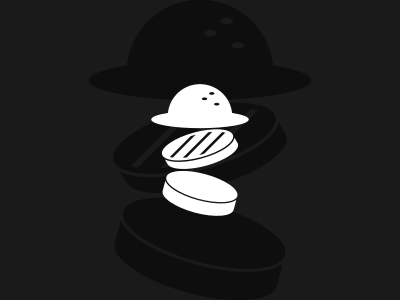 DAY 33, BURGER JOINT. burger dailylogochallenge