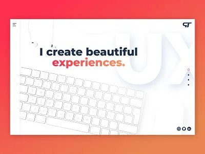 Portfolio Website - gradytruittdesigns.com animation branding design layout portfolio portfolio site typography ui ui design ux ux design web design website