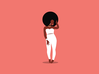 Afro africa afro alade art illustration kenya woman yemi