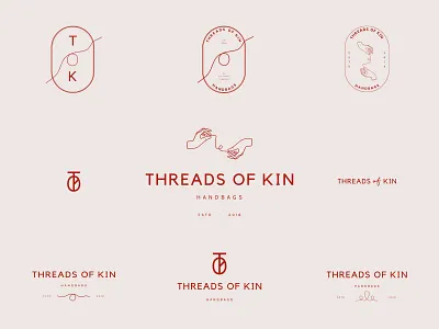 Logo exploration for handmade bags brand badge brand brand branding illustrated logo logo logomark modern logo oval logo