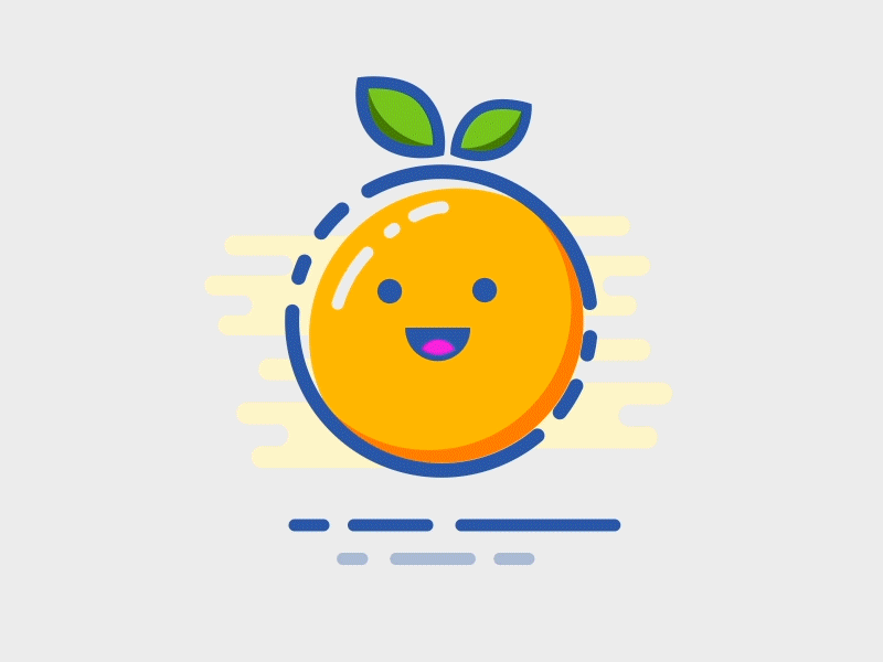 Orange Illustration (Animated) after effect after effects animation icon illustration motion orange