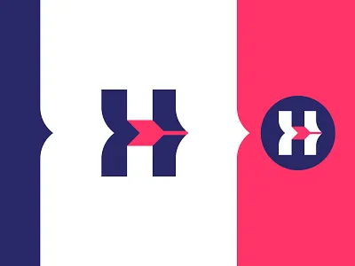Arrow H arrow brand design graphic h icon identity logo mark monogram symbol vector