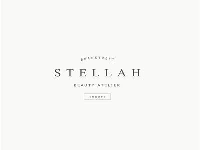 STELLAH logo branding collection design elegant feminine high end icon illustration logo minimal pawellpi premium the bundle typography vector