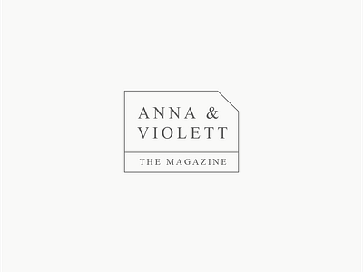 Anna and Violett logo astronaut branding collection design elegant feminine high end icon illustration logo minimal pawellpi premium the bundle typography vector