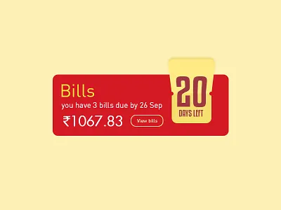 Bills Reminder Ui kits android android app design app application application ui bills design event flat illustration interface ios mobile navigation profile reminder settings tabs web website