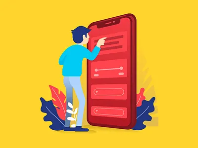 Smartphone illustration