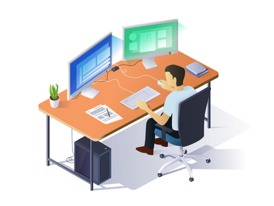 UI Designer @ Work affinity designer design designer illustration ui user interface designer