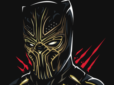 Black Panther Illustration illustration illustrator