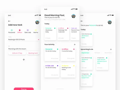 To Do Apps 02 apps apps design concept home interaction ios mobile app reminder to do to do list ui ui ux uidesign uiux design ux