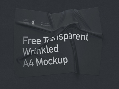 Free Transparent Wrinkled A4 Mockup a4 download fabric free freebie mock up mockup psd ui