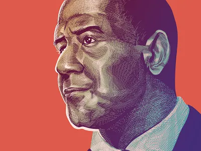 Andrew Gillum andrew gillum crosshatching digital painting editorial illustration etching gillum hatching illustration painting political art political figure political figures politics portrait scratchboard