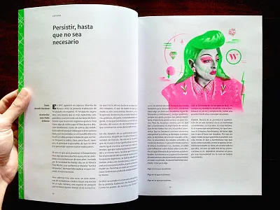 Witolda digital drag drag queen gombro illustration ilustracion photoshop revista wacom witold gombrowicz witolda