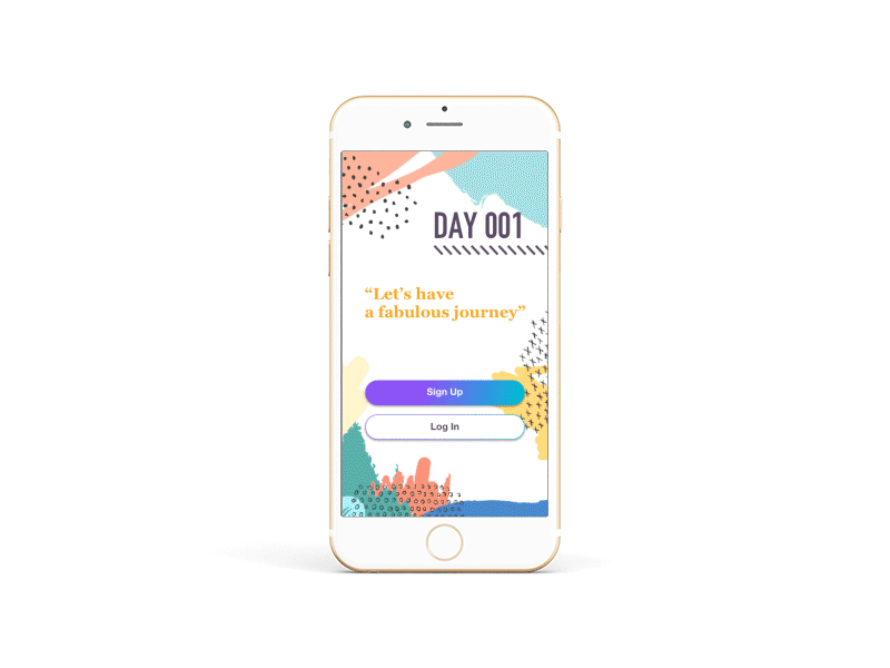 Sign Up UI Fashion Theme animation app dailyui 001 signup signup form signup page ui uiuxdesign ux