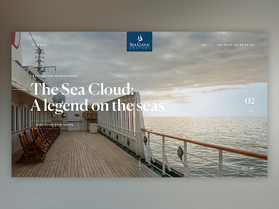 Seacloud Stage #01 adventure explore luxury modules stage travel website