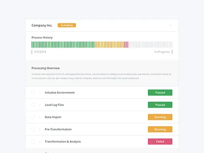 Data Processing Tool data react ui ux