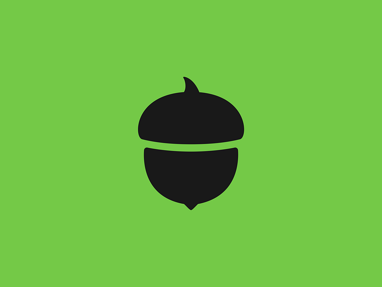 Acorns Logo Update by Sky Hartman for Acorns on Dribbble