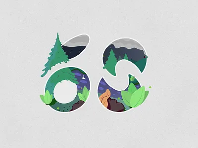 60 Followers 🙌🏻 illustration type art