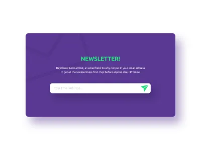 Daily UI Challenge 016 - Pop up/ Overlay app challenge dailyui design email newsletter overlay pop up ui ux vx