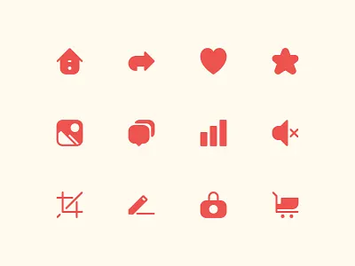 Icons For Interface User design icon iconography iconset illustration interface ui uiux user web