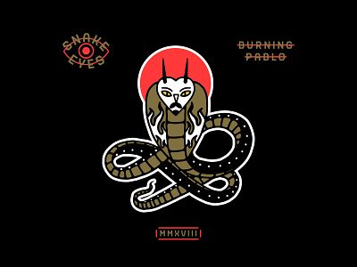 Snake eyes branding eyes illustration snake