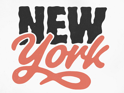 NEW YORK CITY: Mid-October font hand done hand drawn hand lettering illustration lettering logo mural new york new york city risograph skull tattoo typography