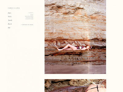 JKL Website - Layout art direction branding layout minimal publication