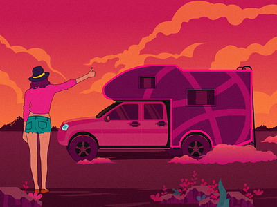 The first show car design illustration