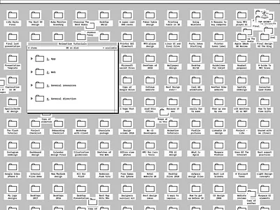 System UI black white infinum retro ui ux vintage