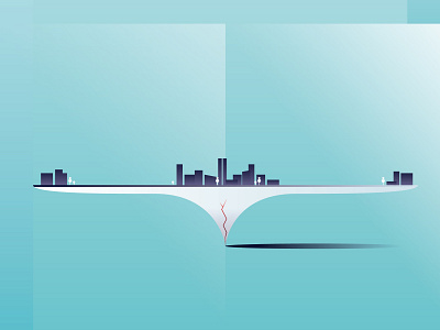 Sprawl At Risk city illustration urban