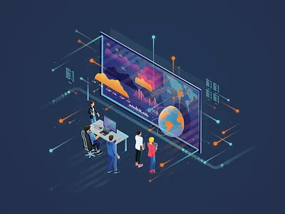 AVAST_technology microsite_learning machine app branding campaign design future futuristic illustration type typography ui ux