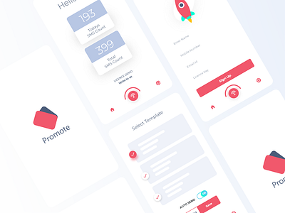 Promote App Sketch advertisement app dashboad design experience idea illustration messaging promote userinterface utility wireframe
