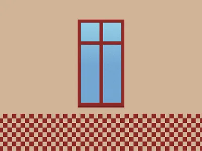 Window 8 balat city design dribbble historical home illustration istanbul shot wall window