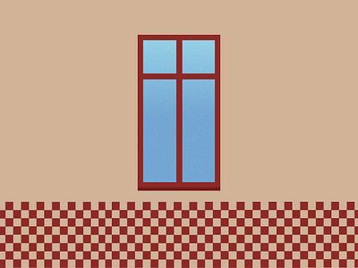 Window 8 balat city design dribbble historical home illustration istanbul shot wall window