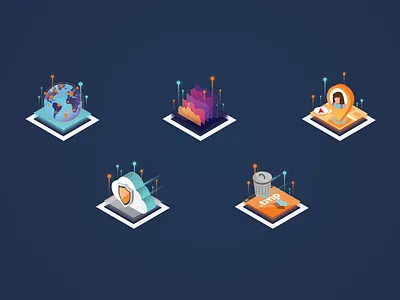 AVAST_technology microsite_iconset branding campaign design future icon illustration logo type typography