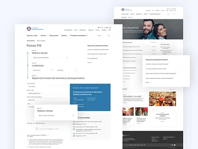 Public institution, refreshed. administration authority desktop gis government health insitution website