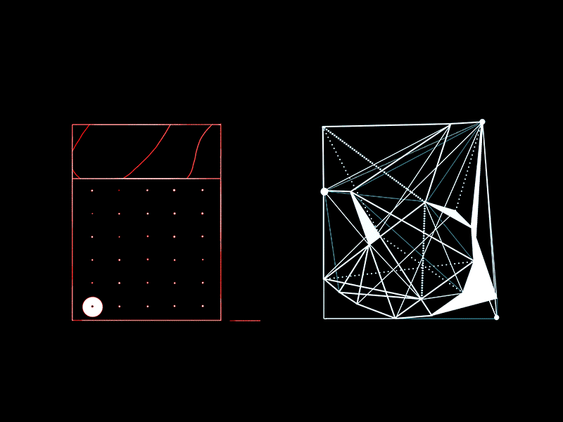 boxes 2d abstract animation cel design draw frame future techno gif loop