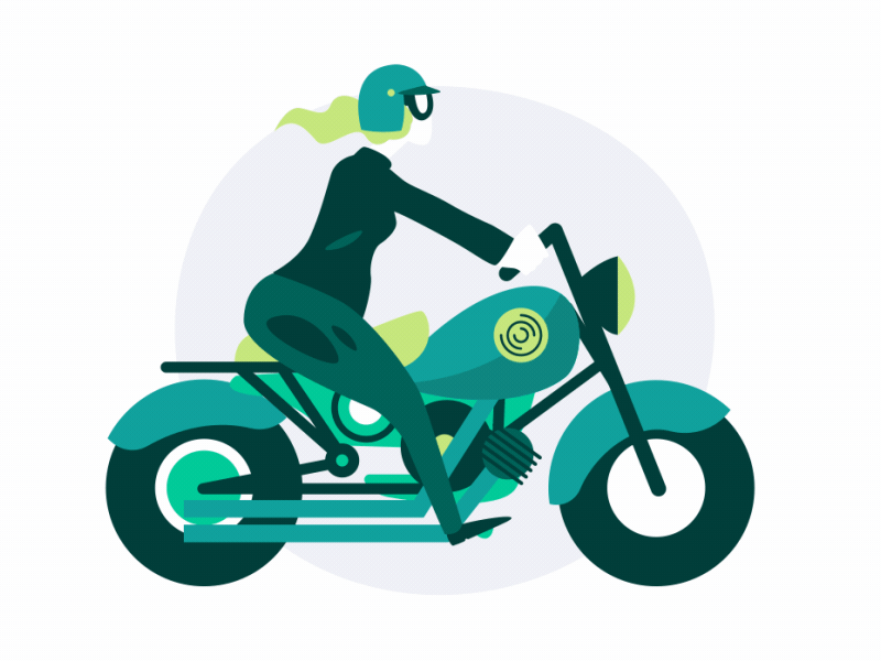 Move Fast after effects animation art direction bike gifs des copains illustration motion design motion graphic design motion graphics