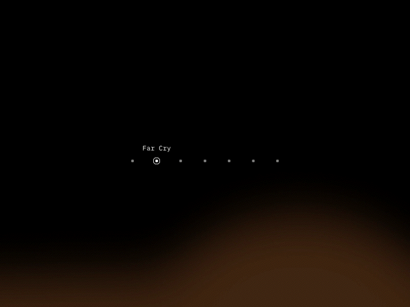 Dots hover animation design games gift hover interactive interface motion promo ui ux