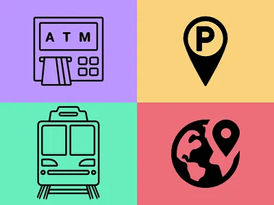 Fleet Management Icon Design Set #2 fleetmanagement graphic design gravit designer icondesign illustration uiux design