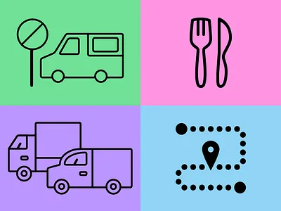 Fleet Management Icon Design Set #4 fleetmanagement graphic design gravit designer icondesign illustration ui ux design uiux design vector design